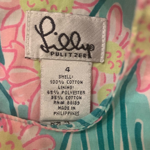 EUC Lilly Pulitzer girls shift dress size 4 - Picture 3 of 6